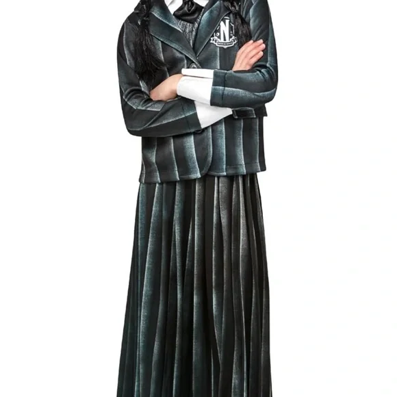 Wednesday Addams Family Spirit Halloween Costume Child Size L (12/14) NWT - Picture 4 of 7